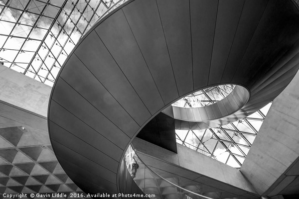Louvre Staircase, Paris Picture Board by Gavin Liddle