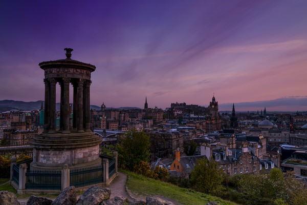 Calton Hill at Sunset Picture Board by Gavin Liddle