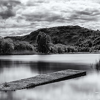 Buy canvas prints of Jetty at Lake Grasmere by Gavin Liddle