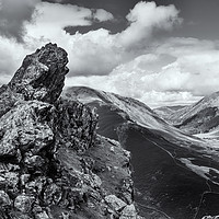 Buy canvas prints of The Howitzer, Helm Crag, Grasmere by Gavin Liddle