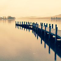 Buy canvas prints of Coniston Pier by Gavin Liddle
