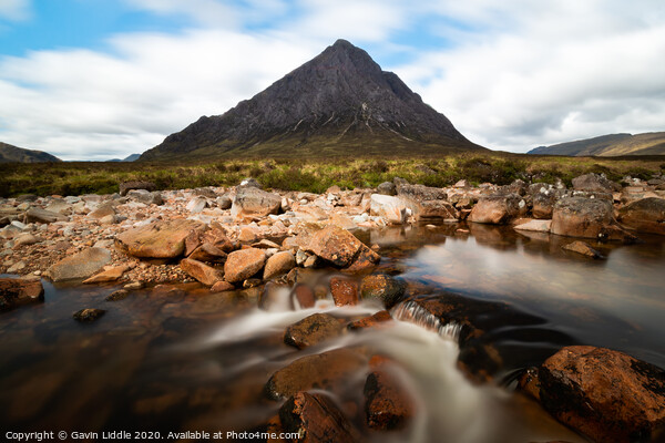 Stream at Buachaille Etive Mor Picture Board by Gavin Liddle
