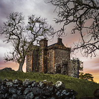 Buy canvas prints of Balvaird Castle Sunset by Stuart Gilbert