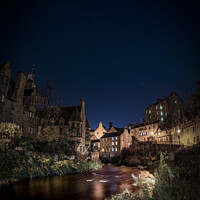 Buy canvas prints of Dean Village at Night by Stuart Gilbert