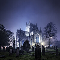 Buy canvas prints of The Abbey at Night by Stuart Gilbert