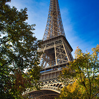 Buy canvas prints of The Majestic Eiffel Tower by Jesus Martínez