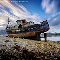 Buy canvas prints of The Corpach Wreck  by Lauren McEwan