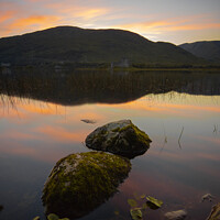 Buy canvas prints of Loch Awe Sunset by Lauren McEwan
