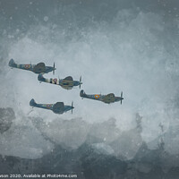Buy canvas prints of Spitfires over Goosepool by Jaxx Lawson