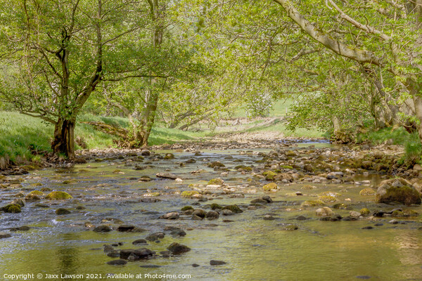 River Cover in Coverdale, Yorkshire Picture Board by Jaxx Lawson