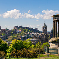 Buy canvas prints of View from Calton Hill by Hannah Temple