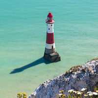 Buy canvas prints of Beachy Head Lighthouse by Hannah Temple