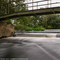 Buy canvas prints of Fiddleford Weir  by Hannah Temple