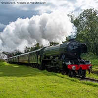 Buy canvas prints of Flying Scotsman  by Hannah Temple