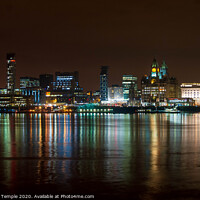 Buy canvas prints of Liverpool Skyline by Hannah Temple