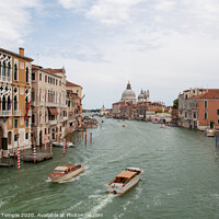 Buy canvas prints of Venice Grand Canal by Hannah Temple