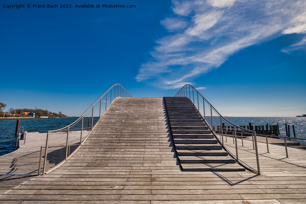 Faaborg harbor bathing swimming ramp at the marina, Denmark Picture Board by Frank Bach