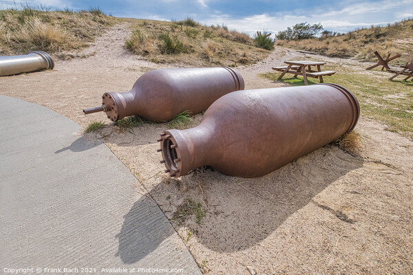 Tirpitz bunker and warfare museum grenades in Blaavand, Denmark Picture Board by Frank Bach
