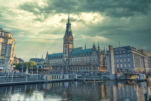 Old city town Hall in Hamburg, Germany Picture Board by Frank Bach