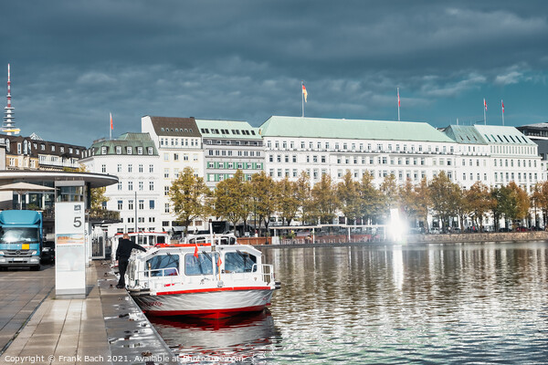 Hamburg Binnenalster lake in the central city, Germany Picture Board by Frank Bach