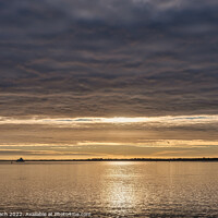 Buy canvas prints of The island Fanoe seen from Esbjerg harbor, Denmark by Frank Bach