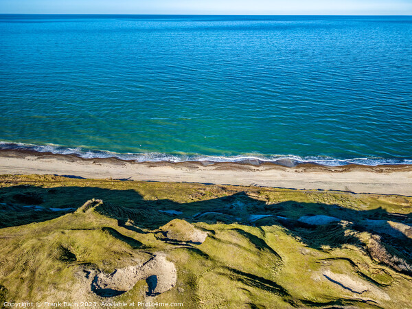 Svinkllovene dunes at the North Sea coast in Thy Denmark  Picture Board by Frank Bach
