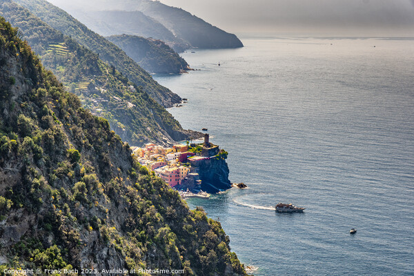 Path for walking between Monterosso and Vernazza Cinque Terre, I Picture Board by Frank Bach