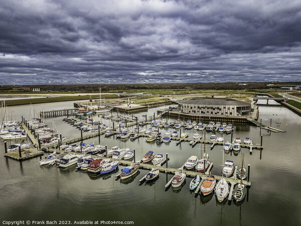 Maritime center for seasports in Esbjerg new harbor in Denmark Picture Board by Frank Bach