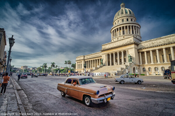 Capitol parliament building in Havana, Cuba Picture Board by Frank Bach