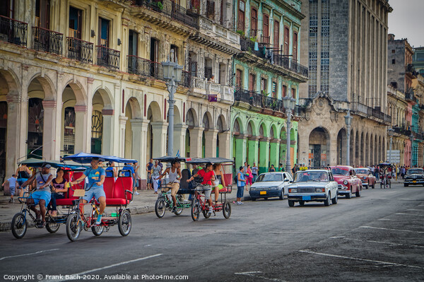 Old worn out flats in Havana, Cuba Picture Board by Frank Bach