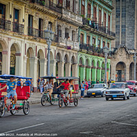 Buy canvas prints of Old worn out flats in Havana, Cuba by Frank Bach