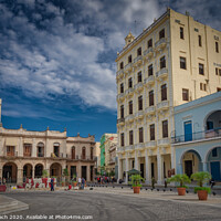 Buy canvas prints of Old plaza place in Havana, Cuba by Frank Bach