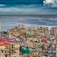 Buy canvas prints of Havana panorama of the city, Cuba by Frank Bach