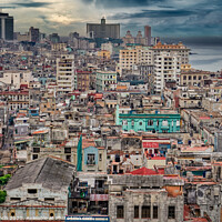 Buy canvas prints of Havana panorama of the city, Cuba by Frank Bach