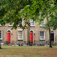 Buy canvas prints of Historical English homes in Cambridge, England by Frank Bach
