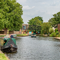 Buy canvas prints of Cambridge traditional boats at River Cam, England by Frank Bach