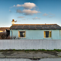 Buy canvas prints of Modest simple home in Thyboroen, West Denmark by Frank Bach