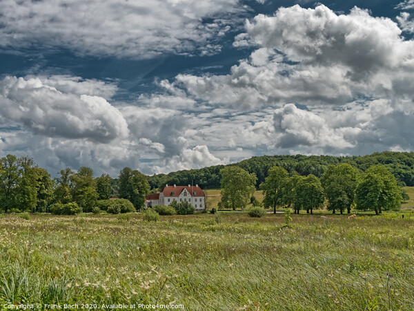 Haraldskaer castle near Vejle in the nature, Denmark Picture Board by Frank Bach