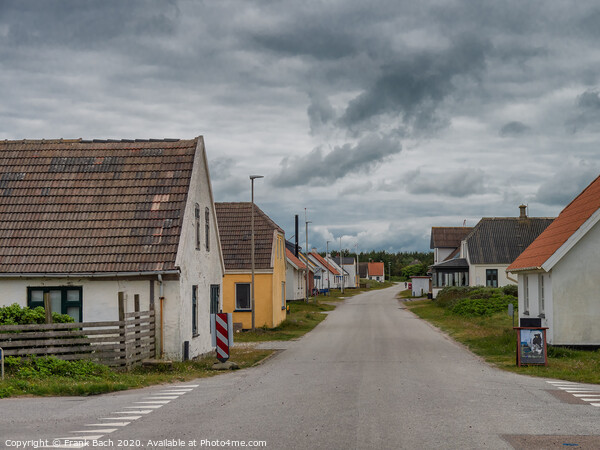 Main street in small village LildStrand, Thy Denmark Picture Board by Frank Bach
