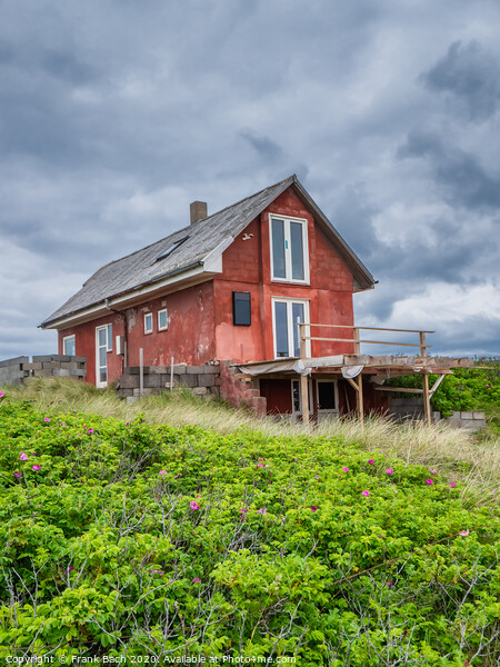 Worn out vacation home in LildStrand, Thy Denmarki Picture Board by Frank Bach