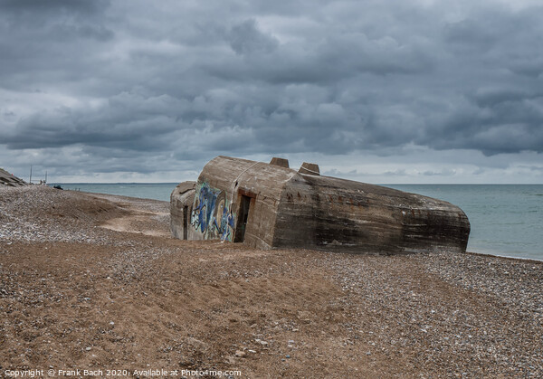 WW2 bunker at the North Sea coast in LildStrand, Denmark Picture Board by Frank Bach