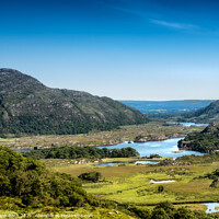 Buy canvas prints of Upper Lake at Ring of Kerry near Killarney by Frank Bach