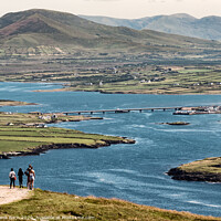 Buy canvas prints of Bridge from Portmagree to Valentia island, Ireland by Frank Bach