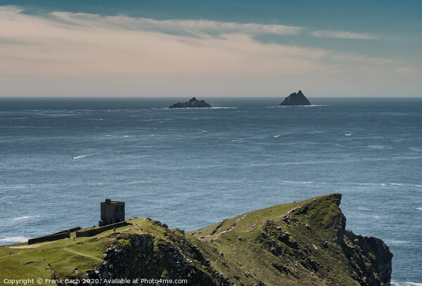 Skellig islands seen from Bray Head Valentia island, Ireland Picture Board by Frank Bach