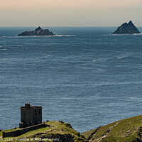 Buy canvas prints of Skellig islands seen from Bray Head Valentia island, Ireland by Frank Bach
