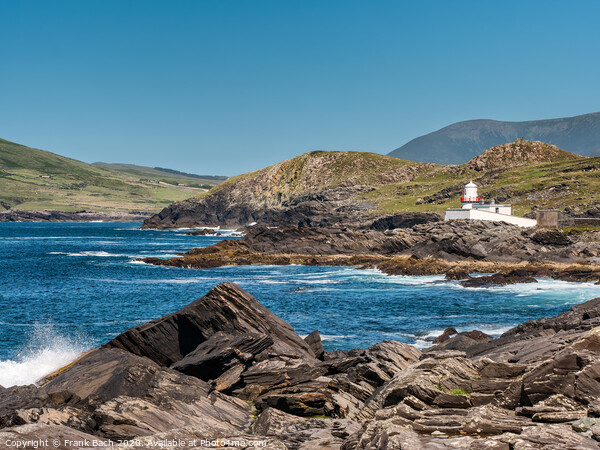 Valentia Island Lighthouse in Western Ireland Picture Board by Frank Bach