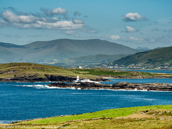 Valentia Island Lighthouse in Western Ireland Picture Board by Frank Bach