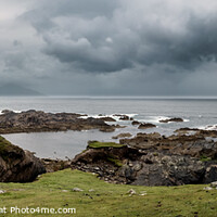 Buy canvas prints of Achill head in county Mayo on the west coast of Ireland by Frank Bach