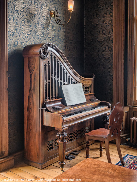Upright piano in the  Countrylife museum in Castlebar county Mayo, Ireland Picture Board by Frank Bach