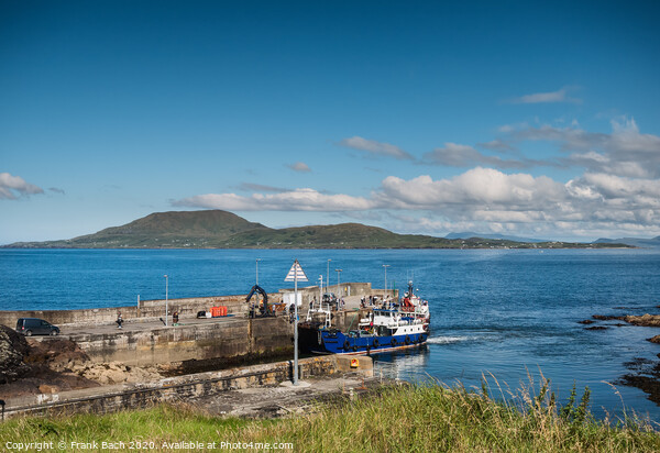 Clare Island seen from Roonah Quay in county Mayo, Ireland Picture Board by Frank Bach